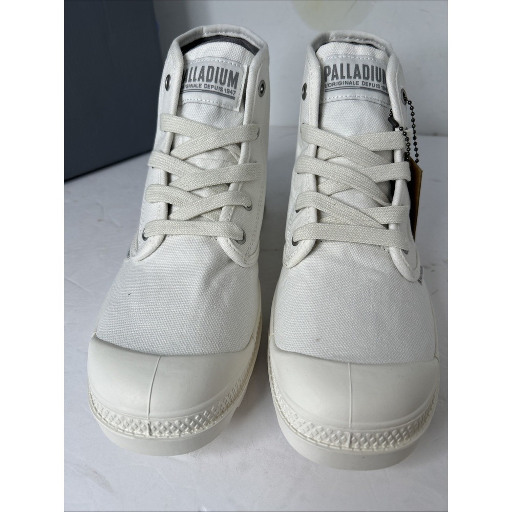 Palladium Pampa Star White Womens Canvas Boots Size 9 - Picture 4 of 9